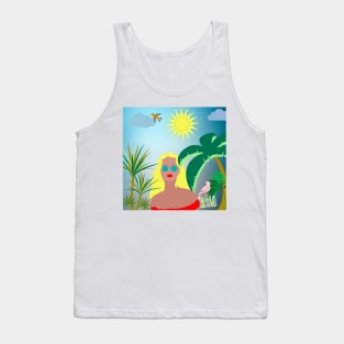 Tropical holiday escape Tank Top